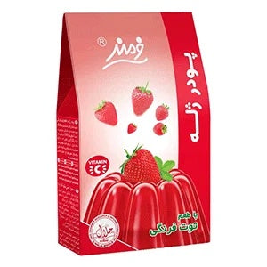 مسحوق هلام الفراولة 100 غرام مسحوق هلام الفراولة 100 غرام